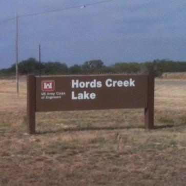 Sign at entrance to park.