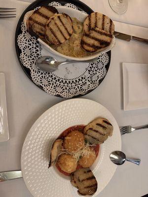 Baked Parmesan Artichoke Hearts and Goat Cheese Croquettes