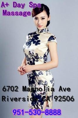 they gave me the nice lady massage for me ~~