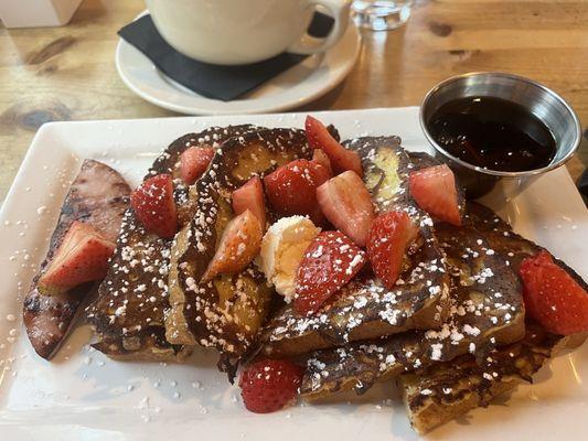 Strawberry French toast