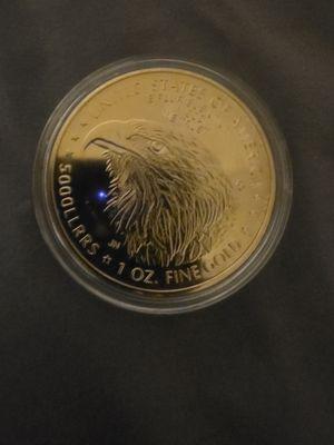 Fifty-dollar gold coin