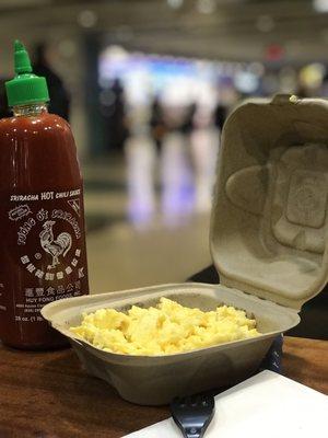 Yummy breakfast eggs