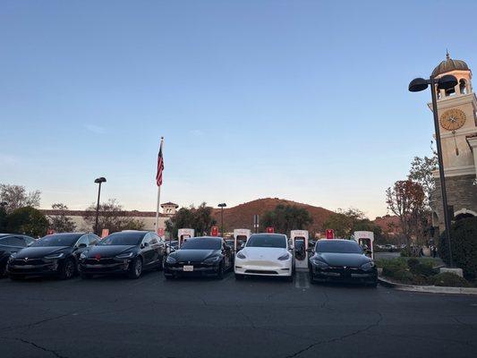 Pleasant charging area