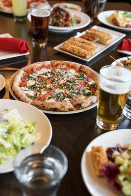 Authentic Fresh Pizza from the Wood burning oven.