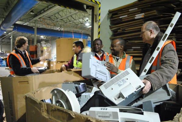 Fair trade recycling of used electronics