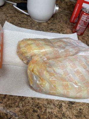 Drenched crazy bread