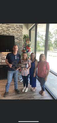 Congratulations on your new home purchase! It has been a pleasure to work for you.