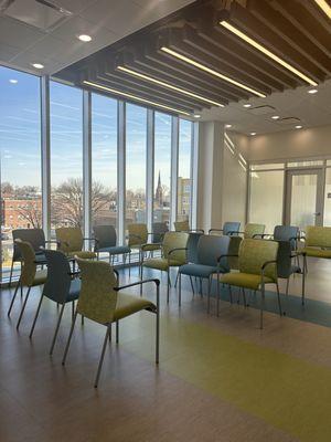 Dental (second floor) waiting area