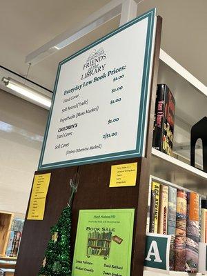 Diamond Bar Friends of Library bookstore