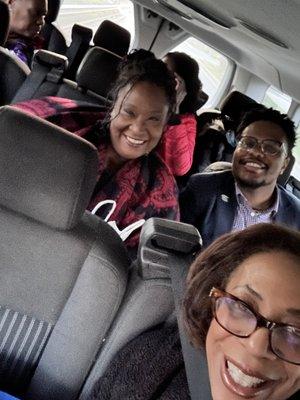 On the way to the White House!