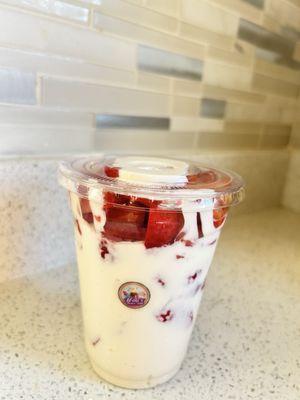Fresas con crema