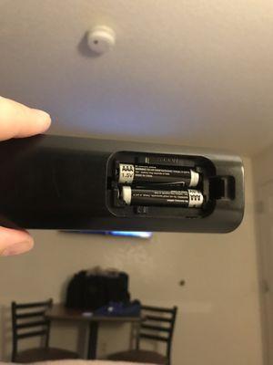 Remote was missing the battery cover