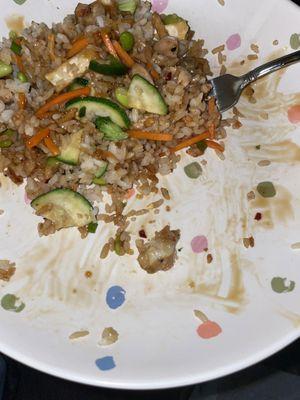 Build Your Own Dark Chicken. Wasn't bad until I bit down on a chicken bone. Not coming here again.