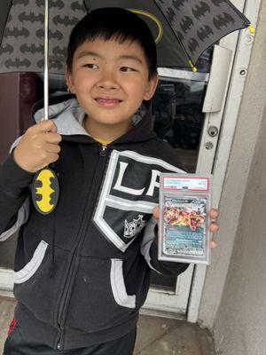 charizard pokemon card PSA 8 for $15.99