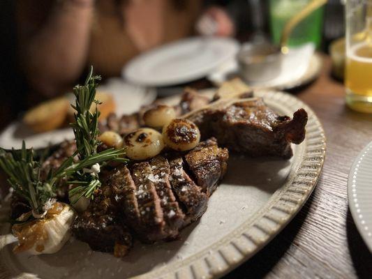 Dry aged porterhouse for 2