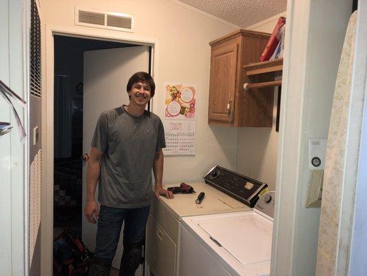 Derek was our technician - he found the problem & fixed it!