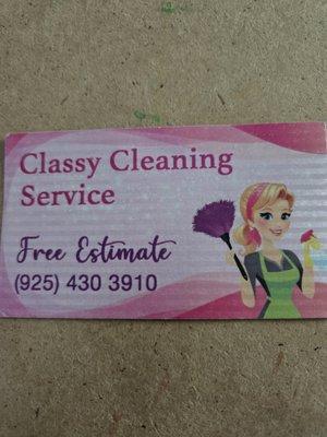 Classy cleaning service