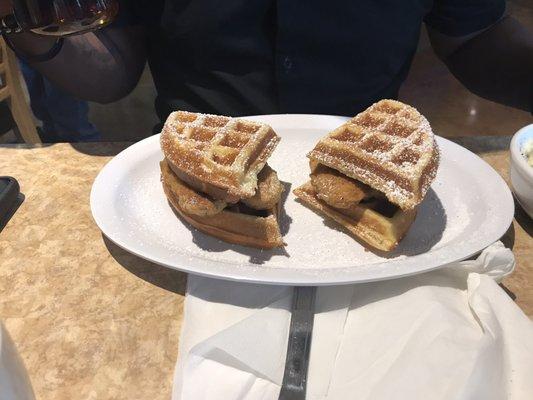 Chicken & Waffles (Tysons Chicken patty)