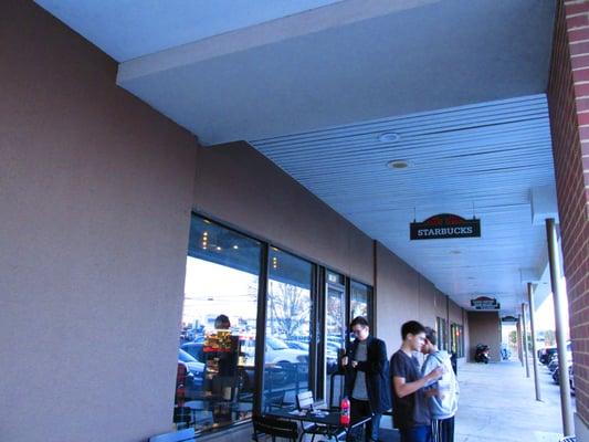 exterior view from parking lot area alongside Harry Byrd highway