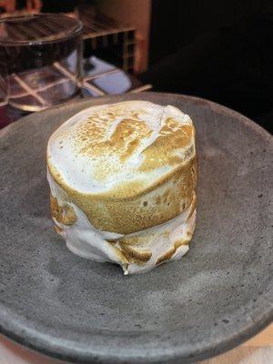 Hojicha baked Alaska