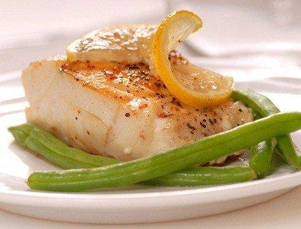 Seared lemon Cod