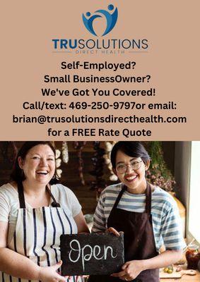 Affordable Health Insurance for Self-Employed Individuals: Get the Coverage You Need Today! Call/Text/Email for a fast, free rate quote
