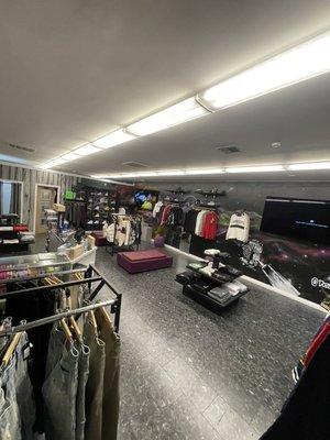 View from the front end of the store.