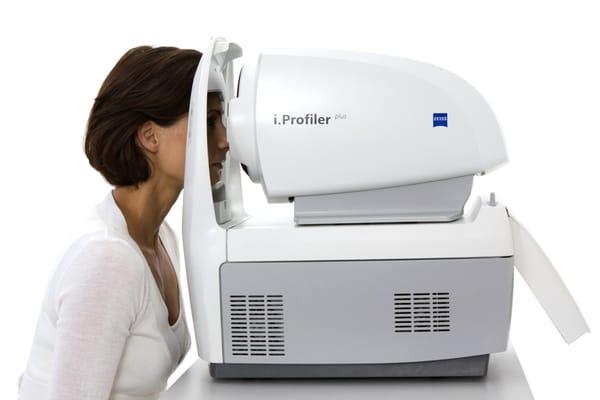 Hyperaccurately measures the prescription to 1/100th of a diopter. Current technology only measures to 25/100ths.