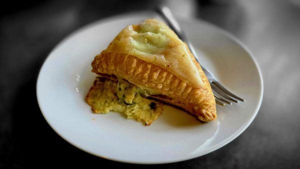 $2.10 for Day old pastries (Jalapeño Cheese Turnover)