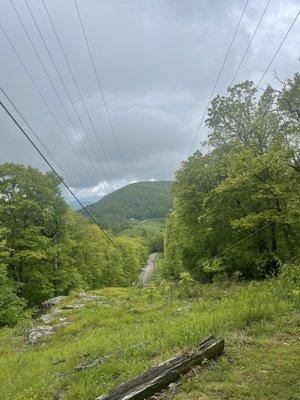 A beautiful view after the sun broke free from the clouds