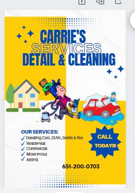 Carries Detailing and Cleaning service