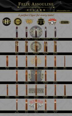 Choose your favorite!
A perfect Cigar for every taste!
Contact us for more info on how to get them!