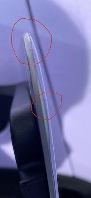 Jagged cuts and vinyl doesn't cover edges