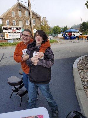 Couple of participants that ran/walk the Road Race