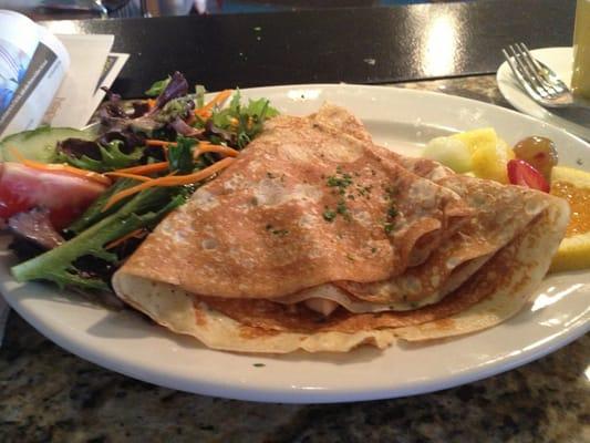 Chicken, Bacon, Granny Smith apples, cheddar Crepe!