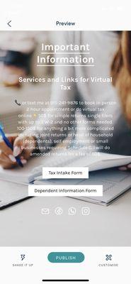 Lindayve Bookkeeping Tax Planning and Returns