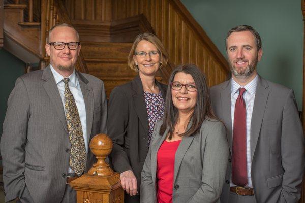 Jacob Ehrmann, Joy McIver, Jean Jurasin, and Alex Gomes