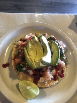 Ceviche Tostada
