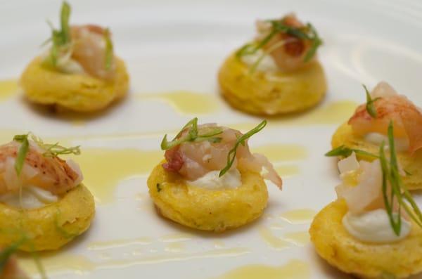 Lobster cornbread