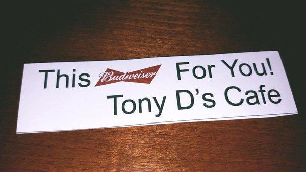 Thank you, Tony. Thank you, Danielle.