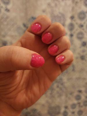 My latest dip nail!