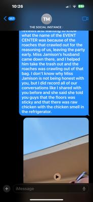 PROOF THAT THE OWNER WAS AWARE THE BUILDING WAS NASTY AND UNSANITARY TO BE RENTING OUT.