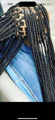 Knotless braids