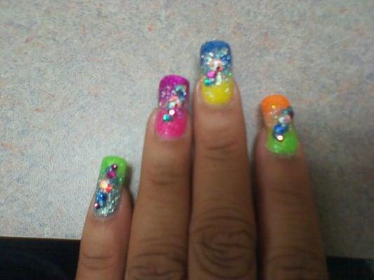 My beautiful nails done by Joyce!!