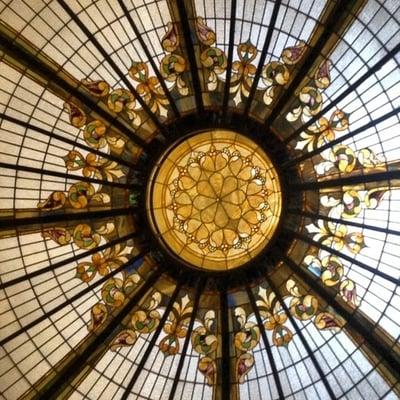 stained glass dome