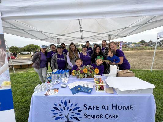 Safe at Home at the Walk to End Alzheimer's.