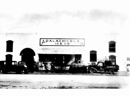 247 Water Street, site of Apalachicola Ice Co & Riverside Seafood. Watch for building restoration - opening June 2017