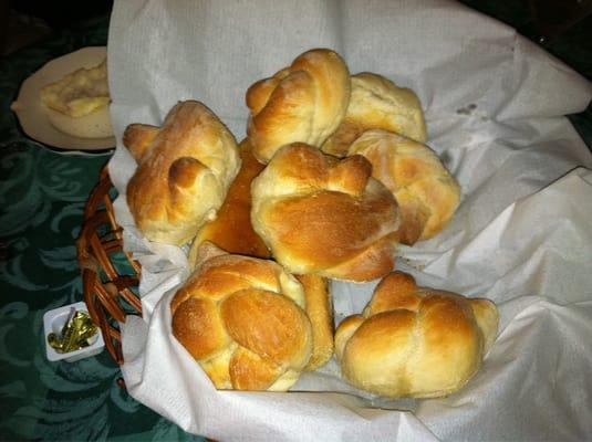 Fresh, hot and delicious bread