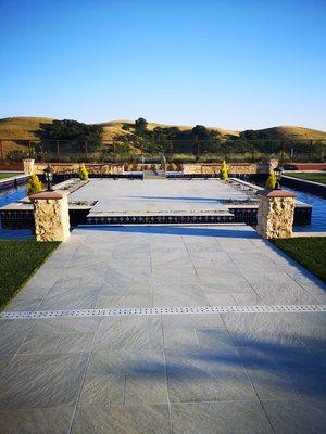 Backyard design at Alamo, CA