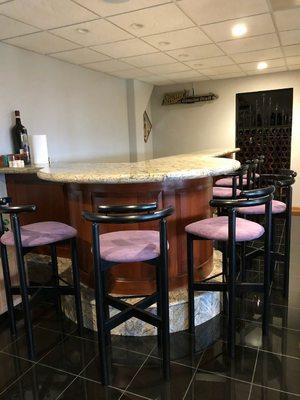 bar stools and dining chairs upholstered